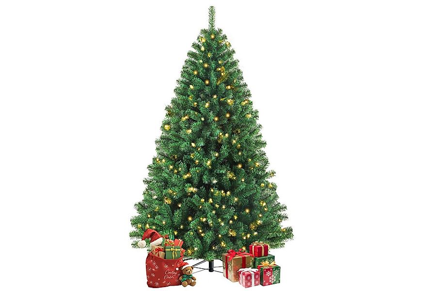 Sinaopus Künstlicher Weihnachtsbaum mit Beleuchtung, 8 Modi, Weihnachtsbaum günstig online kaufen