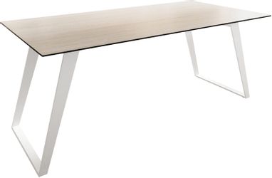 DELIFE Esstisch Edge, Keramik Laminam®Travertino Bianco günstig online kaufen