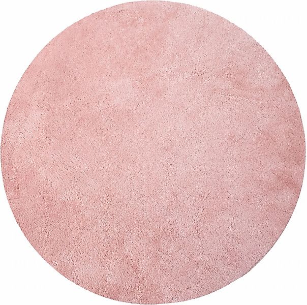 Paco Home Teppich "Cadiz 630" rund 14 mm Höhe Kurzflor, Uni-Farben, besonde günstig online kaufen