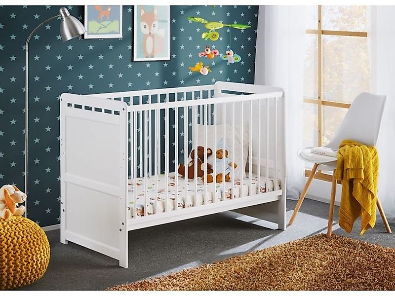 99rooms Babybett Miracolo, 60x120, mit Lattenrost und Matratze, mit Rausfal günstig online kaufen