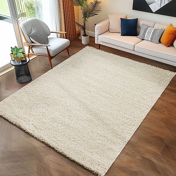 Carpettex Hochflor-Teppich Unicolor - Einfarbig, Läufer, günstig online kaufen