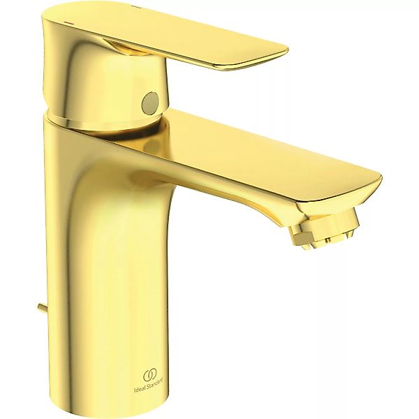 Ideal Standard Waschtischarmatur Connect Air Niederdruck Brushed Gold günstig online kaufen