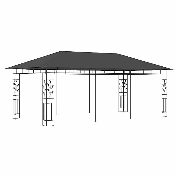 Pavillon Mit Moskitonetz 6x3x2,73 M Anthrazit günstig online kaufen