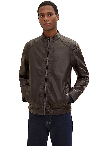 TOM TAILOR Lederimitatjacke günstig online kaufen