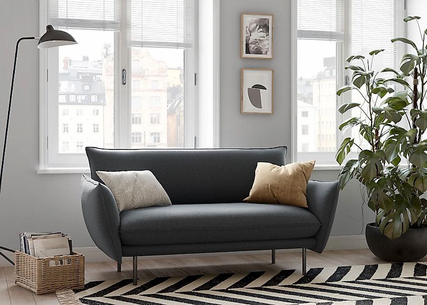 OTTO home 2-Sitzer "Stine" Besonderes Design durch Kissenoptik und Keder, b günstig online kaufen