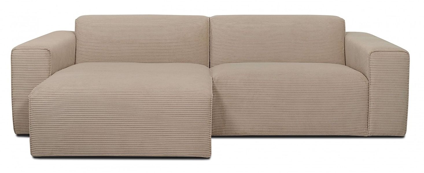 INOSIGN Ecksofa »Clayton«, in einem trendigen Cord-Bezug, verschiedene Komb günstig online kaufen