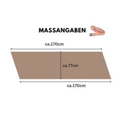 MIRROSI Modeschal Asymmetrischer Schal, Made in günstig online kaufen