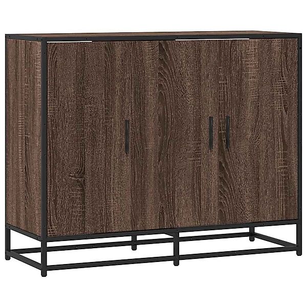 vidaXL Sideboard Braun Eichen-Optik 94x35x76 cm Holzwerkstoff 849008 günstig online kaufen
