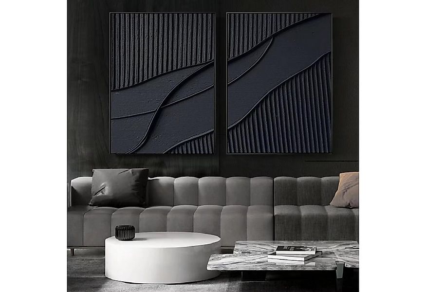 TPFLiving Kunstdruck OHNE RAHMEN, Nordic Art - Abstrakte Linien und Formen günstig online kaufen