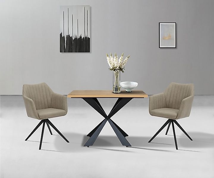 Home affaire Esszimmerstuhl »Naples, TOPSELLER!«, (Set), 2 St., Drehstuhl 3 günstig online kaufen