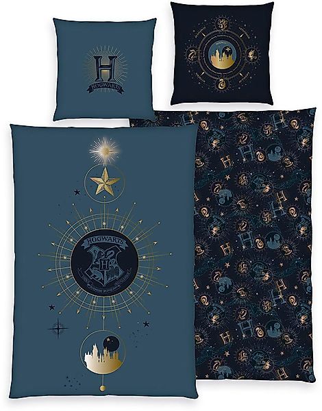 Harry Potter Jugendbettwäsche "Harry Potter" 2 Stk. tlg. mit tollem Motiv günstig online kaufen