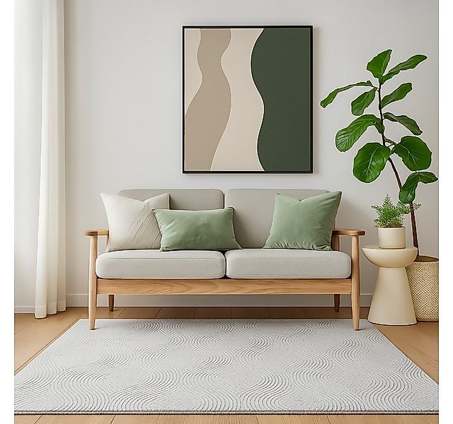 TaCa Home Teppich Kurzflor Teppich Hasenfell Optik, rechteckig, Höhe: 10 mm günstig online kaufen