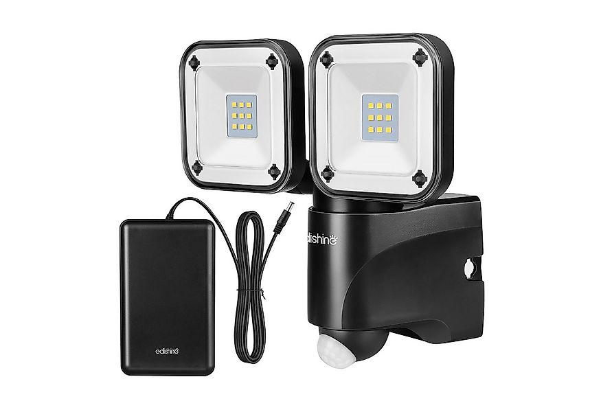 EDISHINE LED Wandstrahler mit Bewegungsmelder Außen, LED fest integriert, S günstig online kaufen