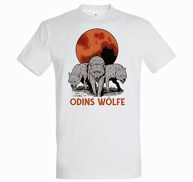 Youth Designz T-Shirt Odins Wölfe Herren Shirt mit trendigem Frontprint günstig online kaufen