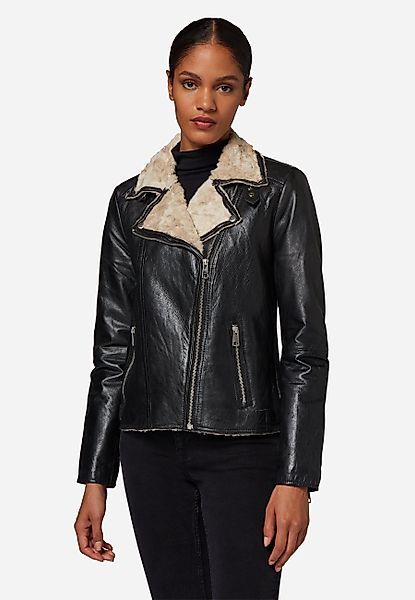 RICANO Lederjacke Holly Lederjacke mit Fellfütterung günstig online kaufen