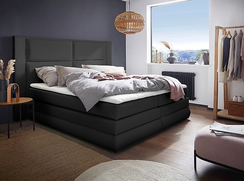 COLLECTION AB Boxspringbett "Copenhagen" inklusive Bettkasten, Topper, wahl günstig online kaufen