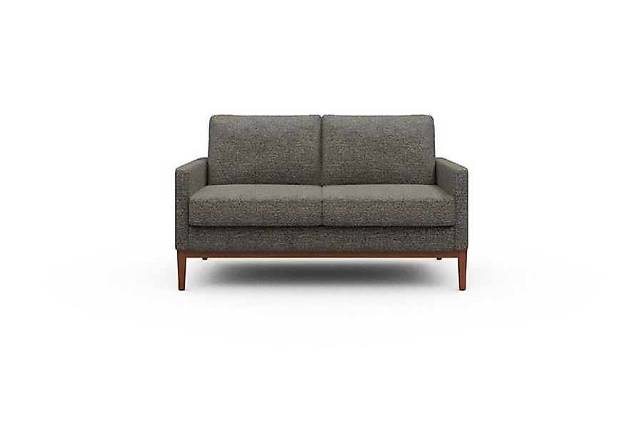 moebelfaktor Sofa Bodo 2-Sitzer, Retro-Design, elegante Linien, stabile Hol günstig online kaufen