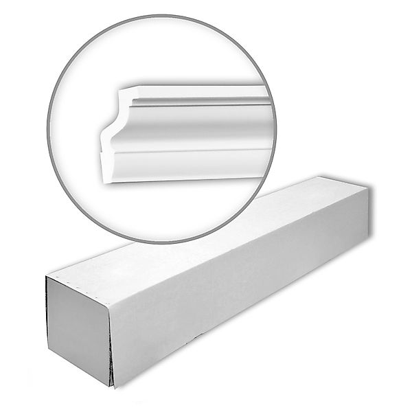 PROFHOME 150171 Eckleisten 1 Karton Set mit 36 Zierleisten 72 m Weiß günstig online kaufen