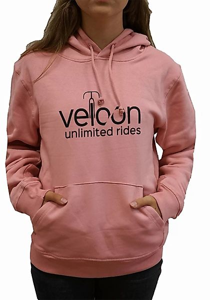 Veloon Hoodie Unlimited Rides Cotton Pink günstig online kaufen
