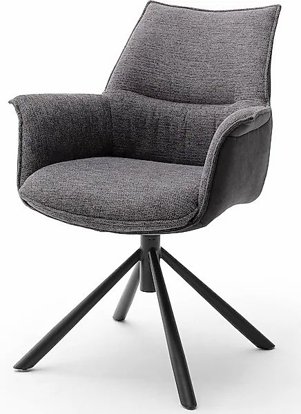 MCA furniture Esszimmerstuhl »KONYA«, Chenille, 2er-Set, 360° drehbar, Bela günstig online kaufen
