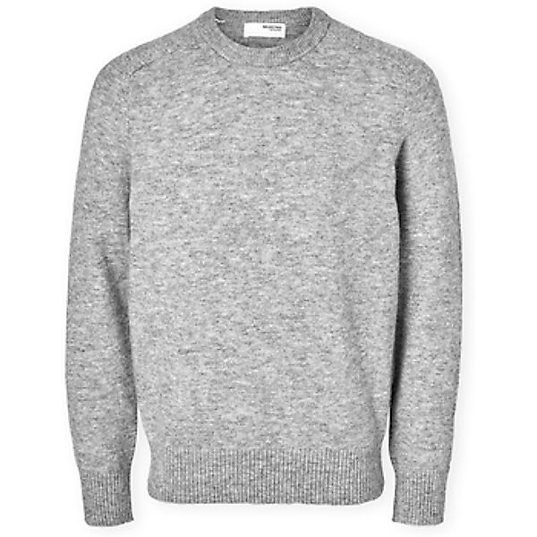Selected  Pullover Noos Rai Knit - Light Grey Melange günstig online kaufen