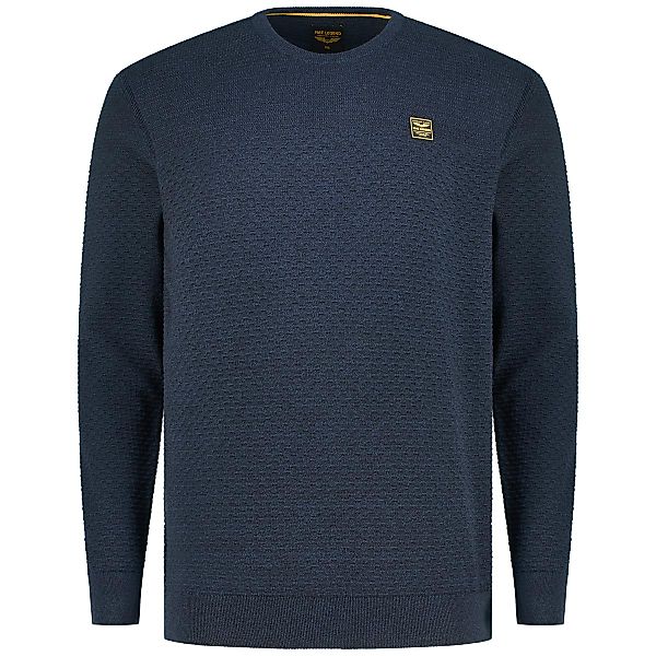 PME LEGEND Pullover mit Struktur Farbe dunkelblau Größe: 4XL günstig online kaufen