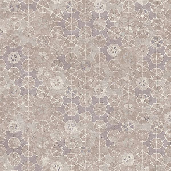 PROFHOME 373912-GU Grafik Tapete Kachelmuster Matt Grau Weiß 0,53 m x 10,05 günstig online kaufen