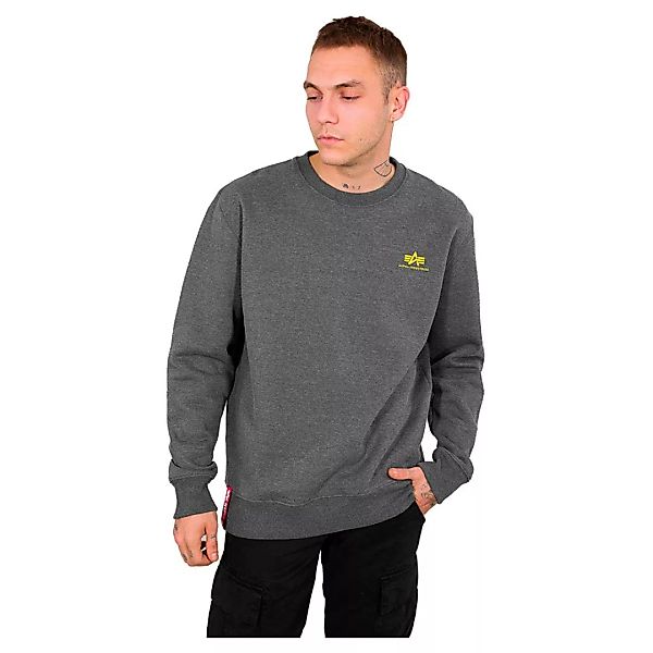 Alpha Industries Basic Small Logo Sweatshirt M Charcoal Heather günstig online kaufen