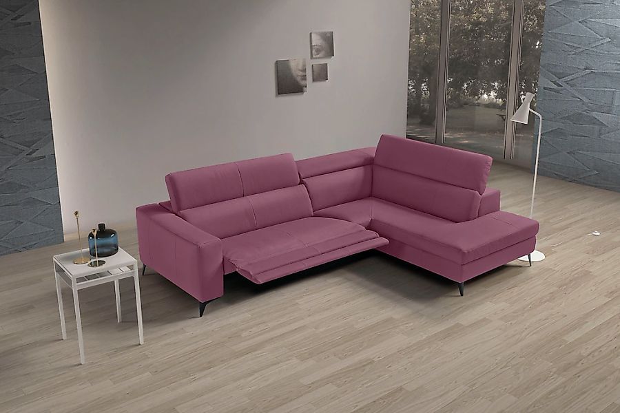 Egoitaliano Ecksofa "Edith, Designsofa mit hohem Sitzkomfort, L-Form" inkl. günstig online kaufen