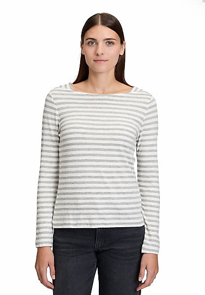 Betty&Co Kurzarmshirt "Betty & Co Damen Ringelshirt mit U-Boot-Ausschnitt", günstig online kaufen
