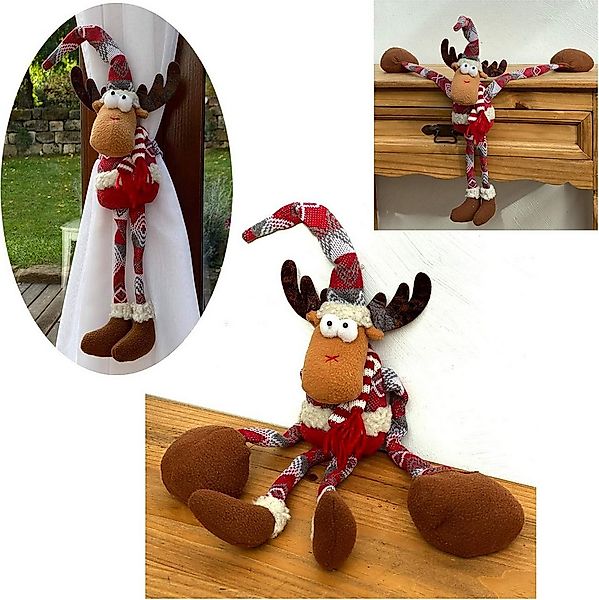 heimtexland Kantenhocker Deko Wichtel Kantenhocker Raffhalter Weihnachten ( günstig online kaufen