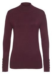 LASCANA Strickpullover mit Zierknöpfen am Ärmelabschluss, leichter Rollkrag günstig online kaufen