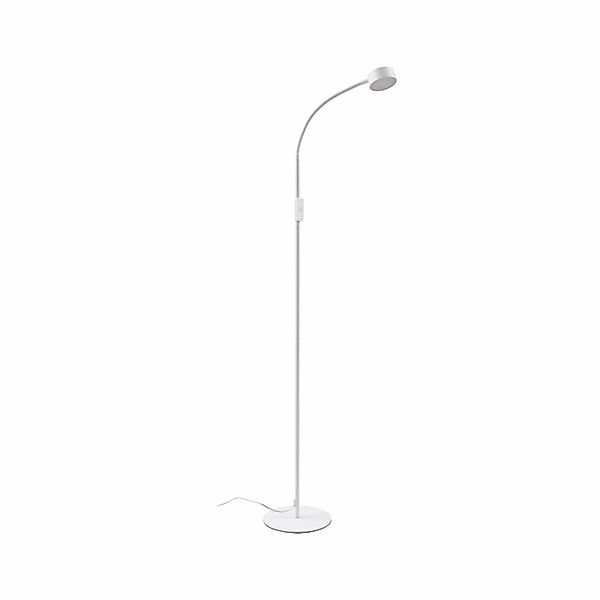 Lindby LED Stehlampe Maori 10019769 Dimmbar Modern in Weiß aus Metall 1-fla günstig online kaufen