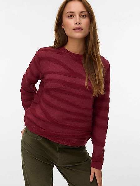 Vero Moda Strickpullover VMMALOU LS O-NECK günstig online kaufen