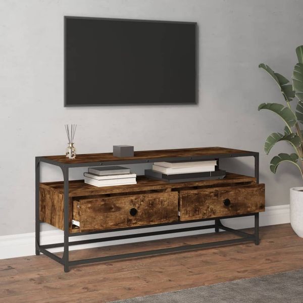 vidaXL TV-Schrank TV-Schrank Räuchereiche 100x35x45 cm günstig online kaufen