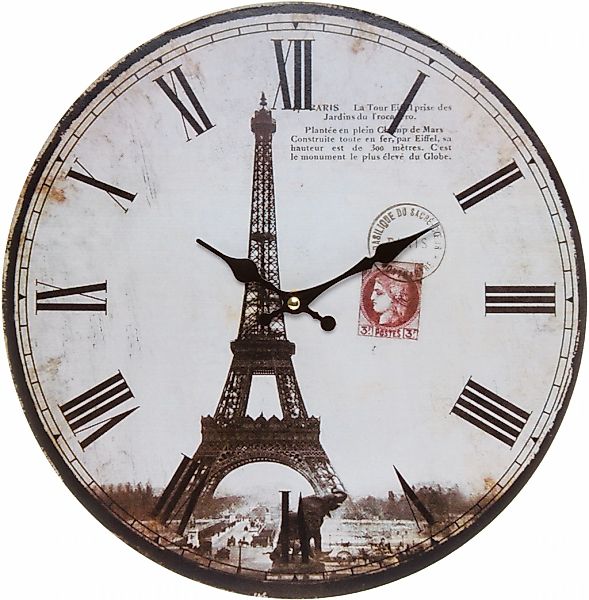 Myflair Möbel & Accessoires Wanduhr ""Eiffelturm II"" günstig online kaufen