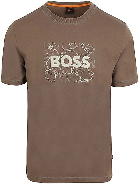 BOSS T-shirt Logo Braun - Größe XL günstig online kaufen