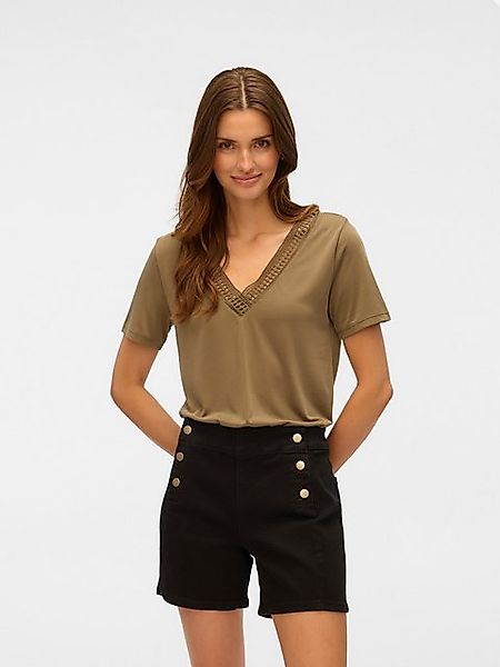 Vero Moda Kurzarmshirt VMSAVANNAH LACE 2-WAY SS TOP JRS günstig online kaufen