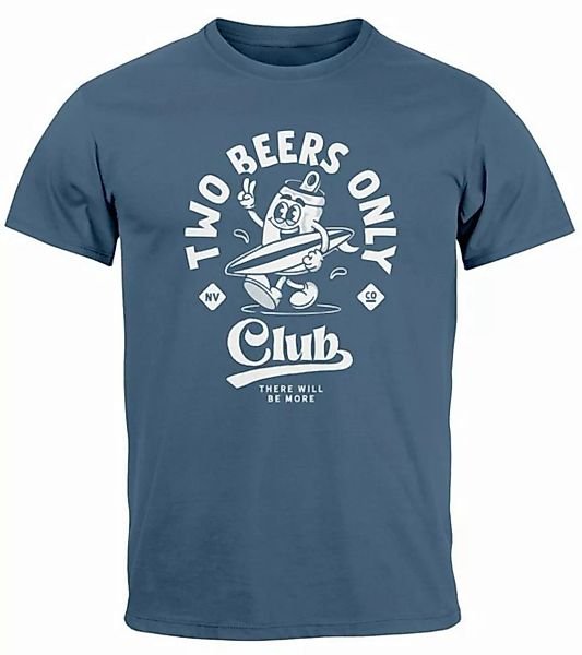 Neverless Print-Shirt Herren T-Shirt Printshirt Comic Style Bier Spruch Som günstig online kaufen
