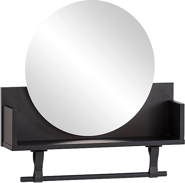 Schildmeyer Wandregal »Ella, Breite 59 cm«, Kleiderstange aus Kunststoff, S günstig online kaufen