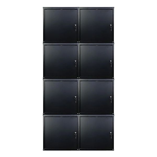 PROREGAL Mega Deal 8x Schließfachwürfel Cubic XL HxBxT 45 x 45 x 45 cm Schw günstig online kaufen