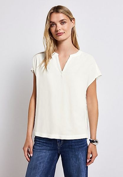 STREET ONE Kurzarmbluse aus softer Viskose günstig online kaufen