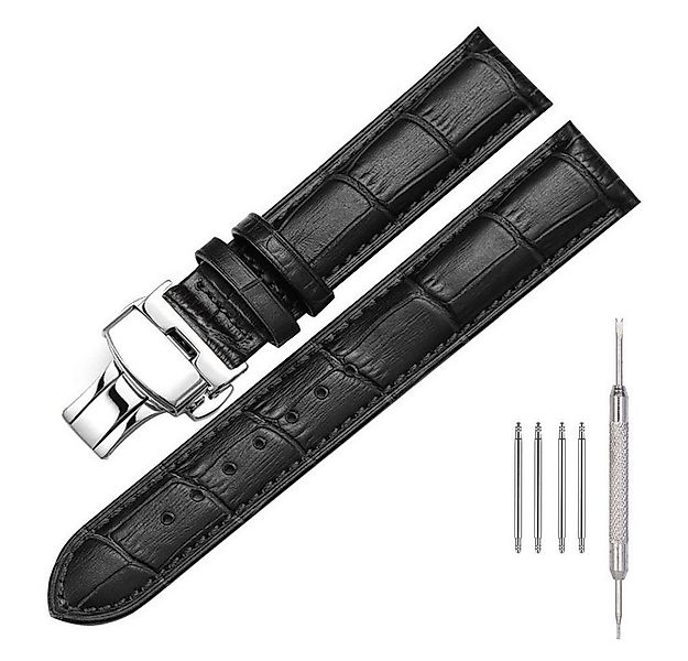 BTTO Uhrenarmband Leder Uhrenarmband Erhältlich, 18mm/20 mm/22 mm Breiten, günstig online kaufen