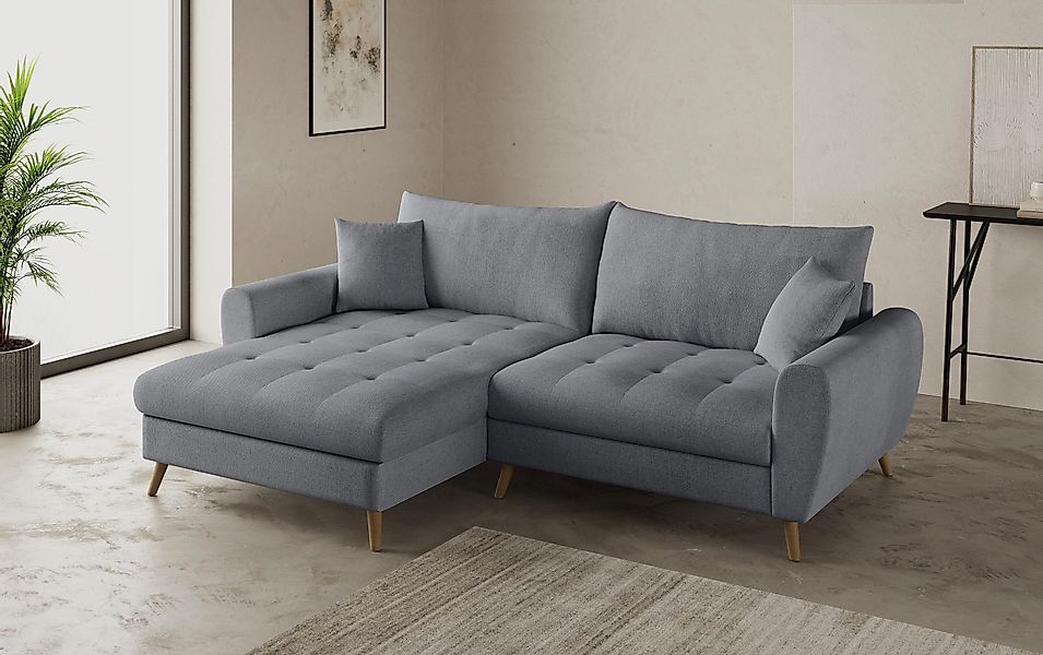 Mr. Couch Ecksofa "Blackburn II L-Form", Wahlweise mit Kaltschaumpolsterung günstig online kaufen