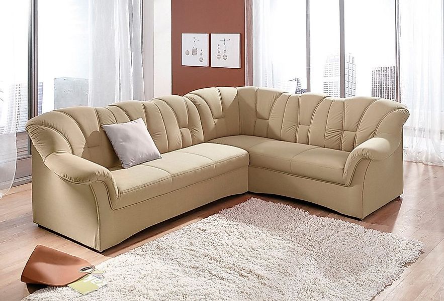 DOMO collection Ecksofa "Papenburg B/T/H: 242/190/84 cm L-Form", wahlweise günstig online kaufen