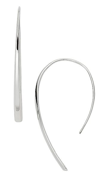 Fossil Paar Ohrhaken Bevel Hoop, Fashion, günstig online kaufen