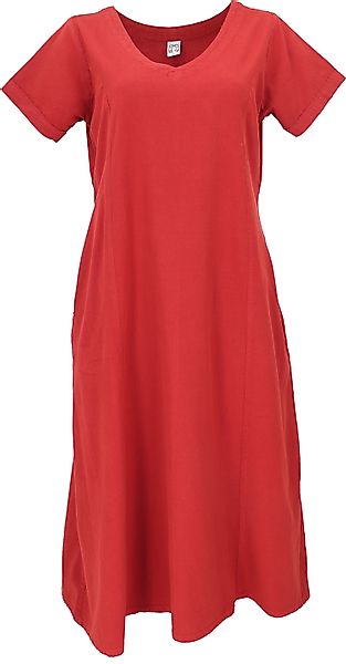 Guru-Shop Midikleid Weiches bequemes Baumwollkleid, Sommerkleid günstig online kaufen