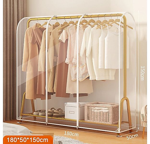 QUBEBU Kleiderständer Transparente Kleiderständer-Abdeckung, Abdeckung Klei günstig online kaufen