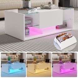 Furnishings Home Couchtisch Schreibtisch Beistelltisch LED günstig online kaufen