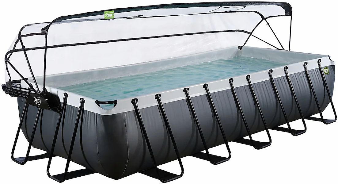 EXIT Framepool "inkl. multifunktionaler Poolabdeckung" BxLxH: 250x540x100 c günstig online kaufen
